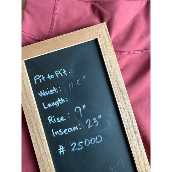 Women's Lululemon Leggings Size 4 Red - Picture 6 of 6